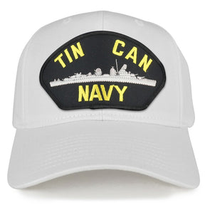 Armycrew Tin Can Navy Submarine Large Patch Snapback Baseball Cap