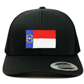 Armycrew Oversize XXL New North Carolina State Flag Patch Retro Trucker Mesh Cap