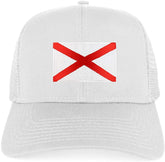 Armycrew New Alabama Home State Flag Embroidered Patch Mesh Trucker Cap