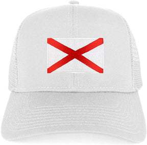 Armycrew New Alabama Home State Flag Embroidered Patch Mesh Trucker Cap