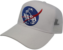 NASA Insignia Logo Embroidered Iron On Patch Snapback Trucker Mesh Cap