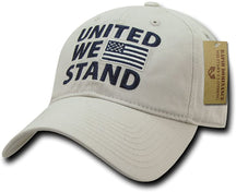 Polo Style UNITED WE STAND Embroidered USA Cap