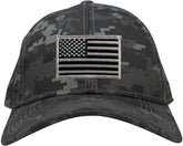 Armycrew Low Profile US American Flag Patch Camo Cap - NTG