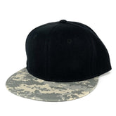 Armycrew 6 Panel Constructed Camo Bill Snapback Adjustable Cap