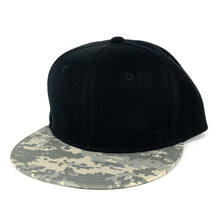 Armycrew 6 Panel Constructed Camo Bill Snapback Adjustable Cap