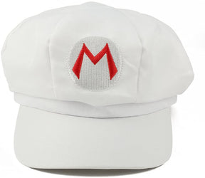 Armycrew Mario Luigi Wario Waluigi Fire Mario Embroidered Costume Newsboy Hat