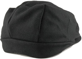 Plain Wool Blend Fitted Duck Bill Winter Ivy Cap