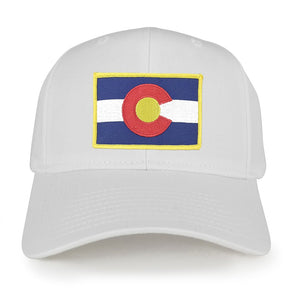Armycrew Colorado Western State Flag Embroidered Patch Adjustable Baseball Cap