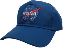 Youth NASA Insignia Embroidered Cotton Pro Style Cap (Youth Size, Black)