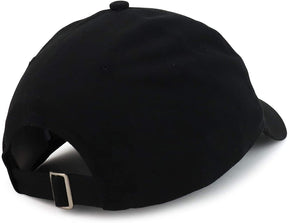 Armycrew Small Breast Cancer Awareness Ribbon Embroidered Brushed Cotton Cap