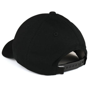 Armycrew Small Rubber American Flag Structured Cotton Adjustable Baseball Cap