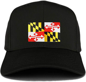 Armycrew XXL Oversize New Maryland State Flag Patch Adjustable Baseball Cap