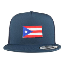 Armycrew 5 Panel Small Puerto Rico Flag Patch Flatbill Mesh Cap