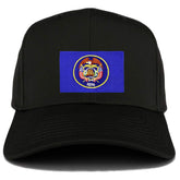 Armycrew XXL Oversize New Utah State Flag Patch Baseball Cap - Black