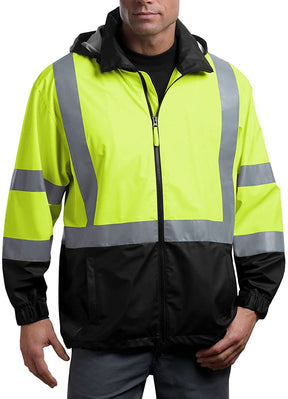 Armycrew High Visibility ANSI 107 Class 3 Windbreaker Safety Jacket