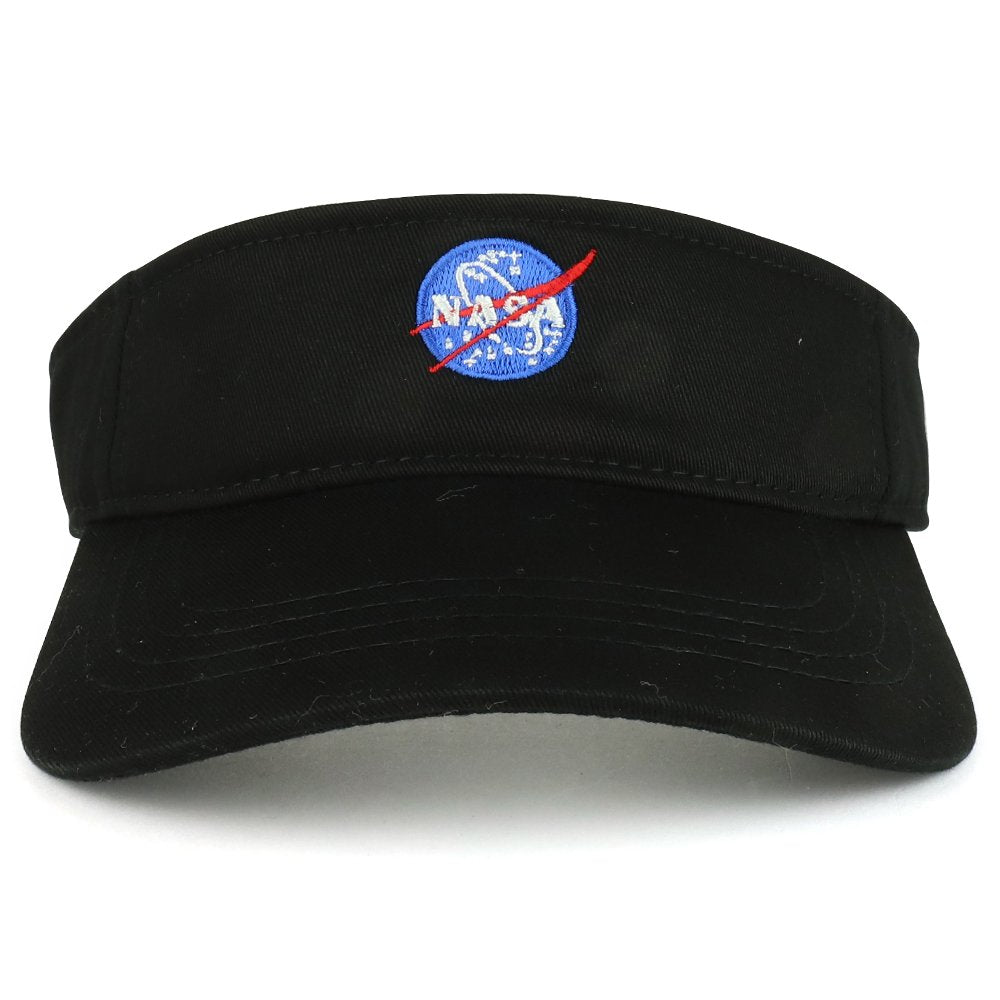 Armycrew NASA Insignia Logo Embroidered Cotton Adjustable Visor Cap