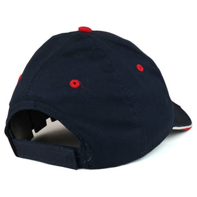 USA Embroidered Sandwich Bill Baseball Cap