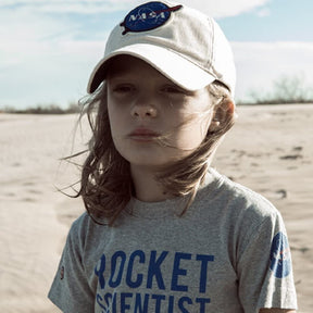 Armycrew Officially Licensed Toddler to Youth NASA Insignia 100% Cotton Baseball Cap