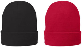 Armycrew 2 Pack Deal - Super Stretch Fine Gauge Winter Cuff Folded Long Beanie