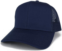 Armycrew Adjustable Solid Color Plain Cotton Polyester Blank Mesh Trucker Baseball Cap