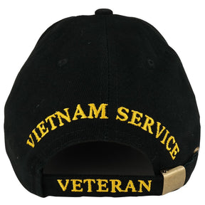 Armycrew Vietnam War Veteran Ribbon Embroidered Structured Cotton Twill Military Cap