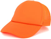 Armycrew Neon High Visibility 5 Panel Foam Front Trucker Mesh Back Baseball Cap