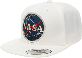 Flexfit Original Premium Classic Snapback with NASA Meatball Logo Patch - Black