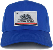 Armycrew California Thin Red Line Flag Patch Structured Baseball Cap