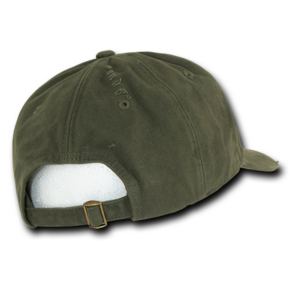 Armycrew Military Vintage Destroyed Washed Cotton Unstructured Baseball Cap