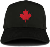 Canada Maple Leaf Embroidered 6 Panel Adjustable Baseball Cap