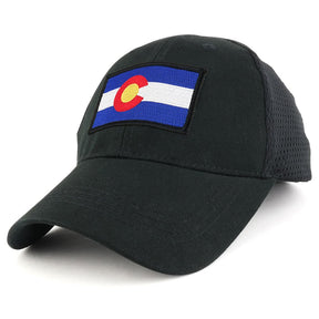 Armycrew Colorado State Embroidered Tactical Patch with Adjustable Mesh Operator Cap