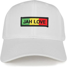 Jah Love Green Yellow Red Embroidered Iron on Patch Adjustable Baseball Cap