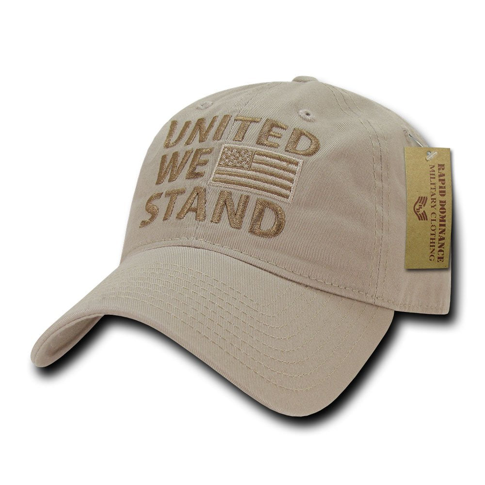 Polo Style UNITED WE STAND Embroidered USA Cap