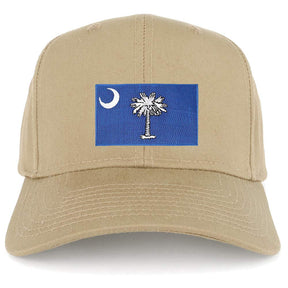 Armycrew New South Carolina State Flag Embroidered Patch Adjustable Baseball Cap