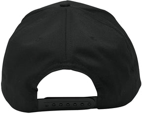 NASA Space Logo Embroidered Iron On Patch Snapback Cap - Plain Back - Black