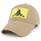 Dont Tread on Me, Gadsden Snake Embroidered Tactical Patch with Adjustable Operator Cap