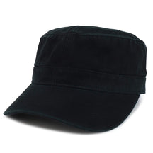 Armycrew Garment Washed Cotton Twill Military Style Flat Top Hat