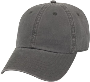 Low Profile Washed Superior Brushed Cotton Twill Dat Hat Cap - Royal
