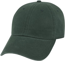 Low Profile Washed Superior Brushed Cotton Twill Dat Hat Cap - Royal