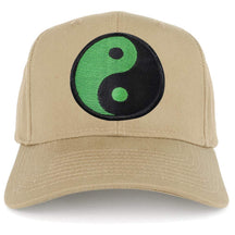 Armycrew Green Yin Yang Patch Structured Baseball Cap