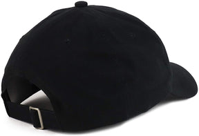 NASA I Need My Space Embroidered 100% Brushed Cotton Soft Low Profile Cap - Black