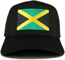 Large Jamaican Flag Embroidered Iron on Patch Adjustable Baseball Cap
