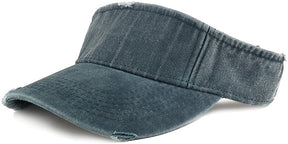 Armycrew Frayed Pigment Dyed Garment Washed Distressed Adjustable Visor Cap