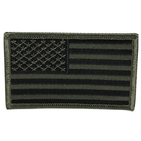 USA American Flag Embroidered Iron On Patch One Size