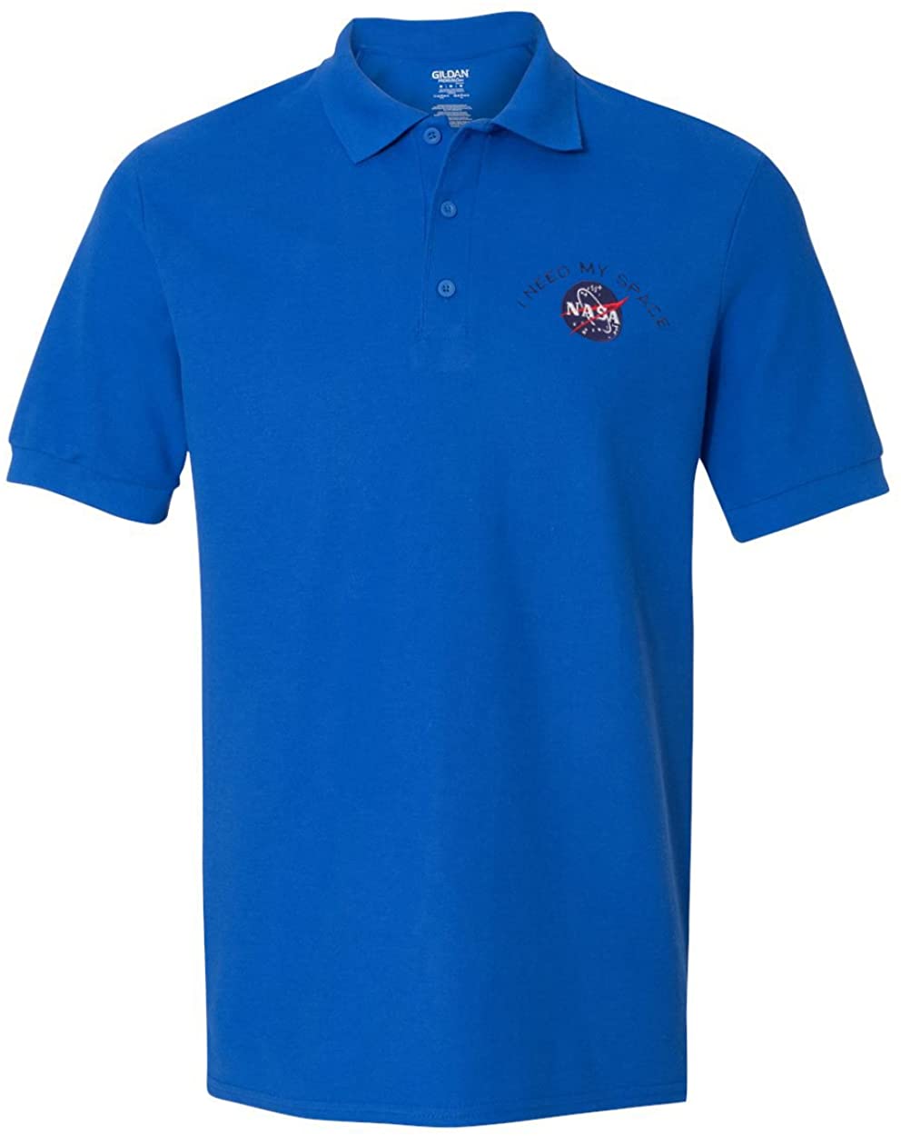 Men's I Need My Space NASA Embroidered Premium 100% Cotton Shirt
