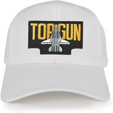 Top Gun US Navy Jet Embroidered Iron On Patch Adjustable Baseball Cap