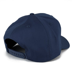Armycrew NASA Black White Worm Structured High Profile Baseball Cap