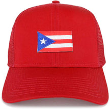 Armycrew Small Puerto Rico Flag Patch Structured Mesh Trucker Cap