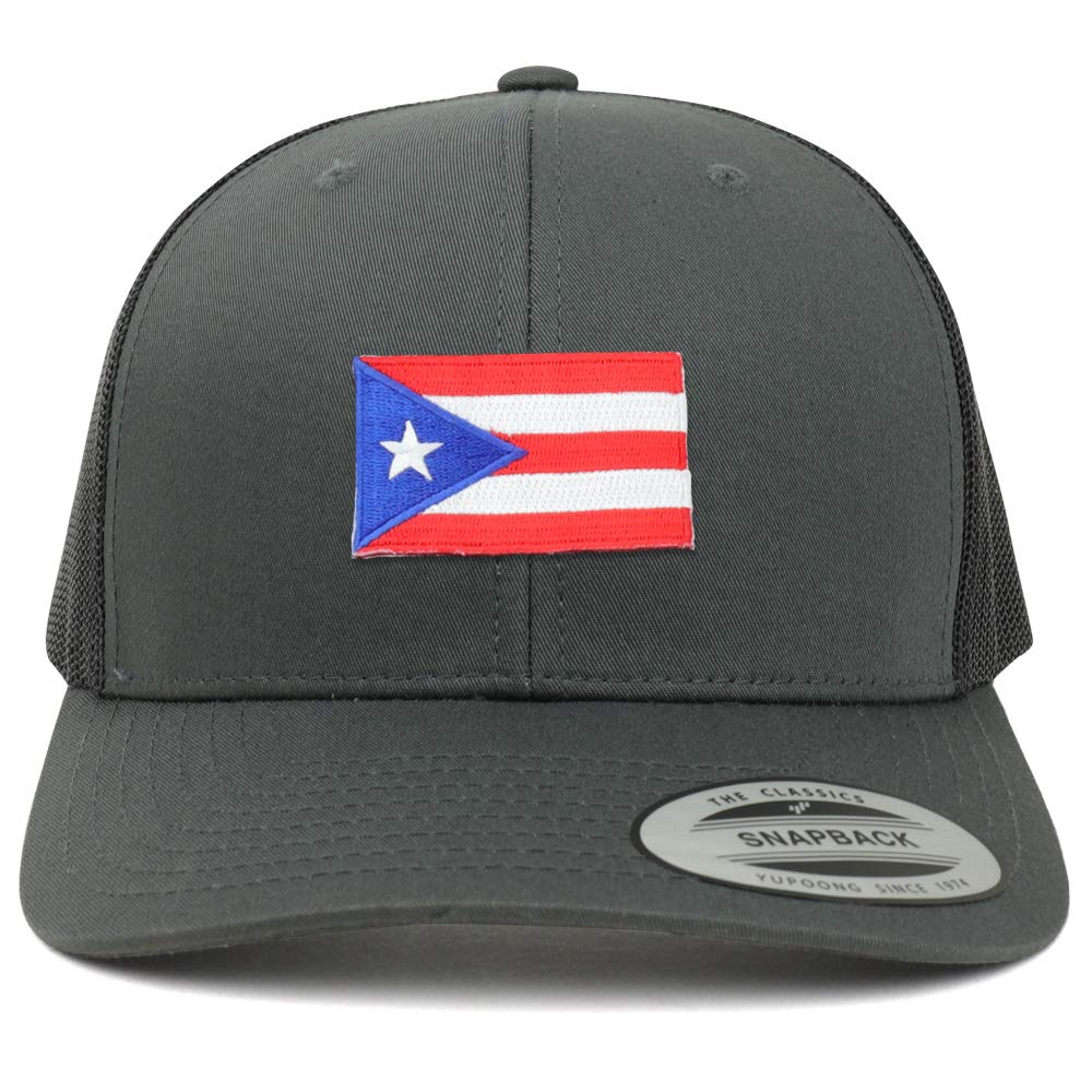 Armycrew Small Puerto Rico Flag Patch Mesh Trucker Cap