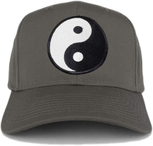 Armycrew White Yin Yang Patch Structured Baseball Cap